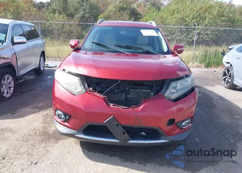 2015 Nissan Rogue Sv из США, поврежденный, VIN 5N1AT2ML6FC815737